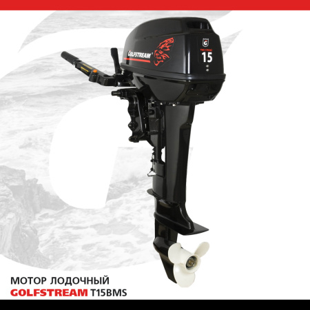 Мотор лодочный подвесной GOLFSTREAM T15BMS Мотор лодочный подвесной GOLFSTREAM T15BMS