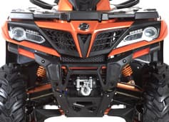 Передняя и задняя багажные площадки просты и обладают впечатляющей грузоподъемностью.