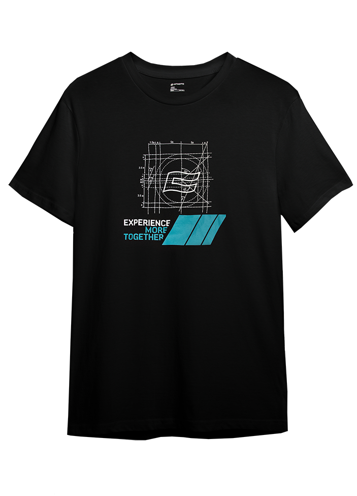 Футболка CFMOTO черная с графикой 2023 Футболка CFMOTO черная с графикой 2023