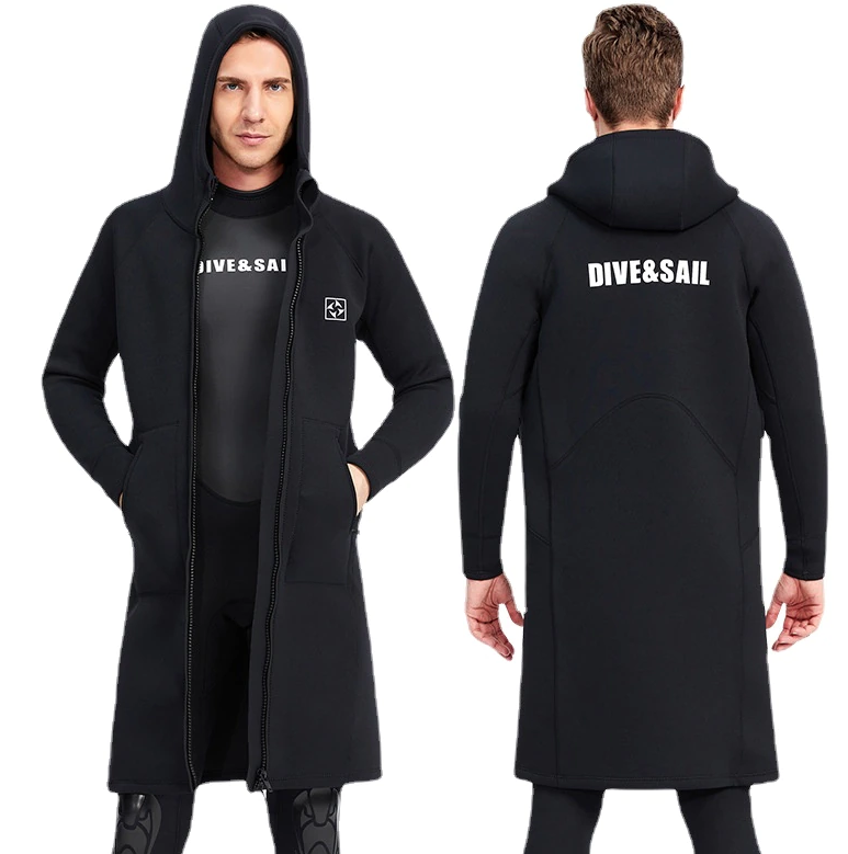 Гидрокуртка Dive&Sail 3мм Black 2023 Гидрокуртка Dive&Sail 3мм Black 2023