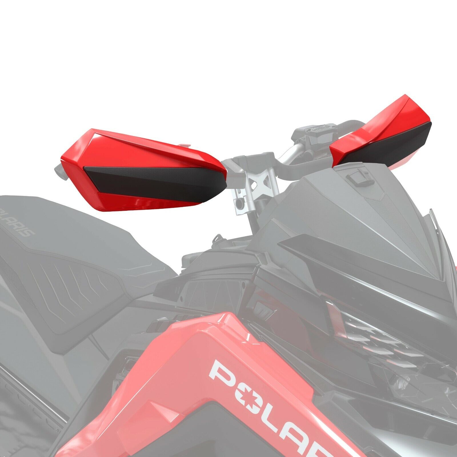 Защита рук к снегоходу Polaris 850 PRO RMK/KHAOS (платформа Matryx) Красный Защита рук к снегоходу Polaris 850 PRO RMK/KHAOS (платформа Matryx) Красный