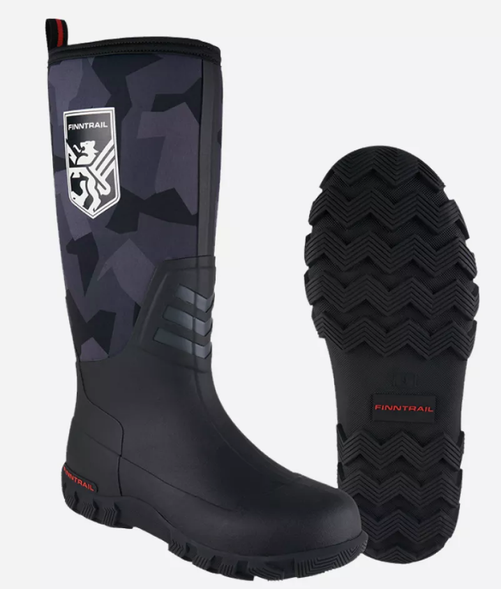 Сапоги FINNTRAIL Outlander Camo Shadow Black 2024 Сапоги FINNTRAIL Outlander Camo Shadow Black 2024