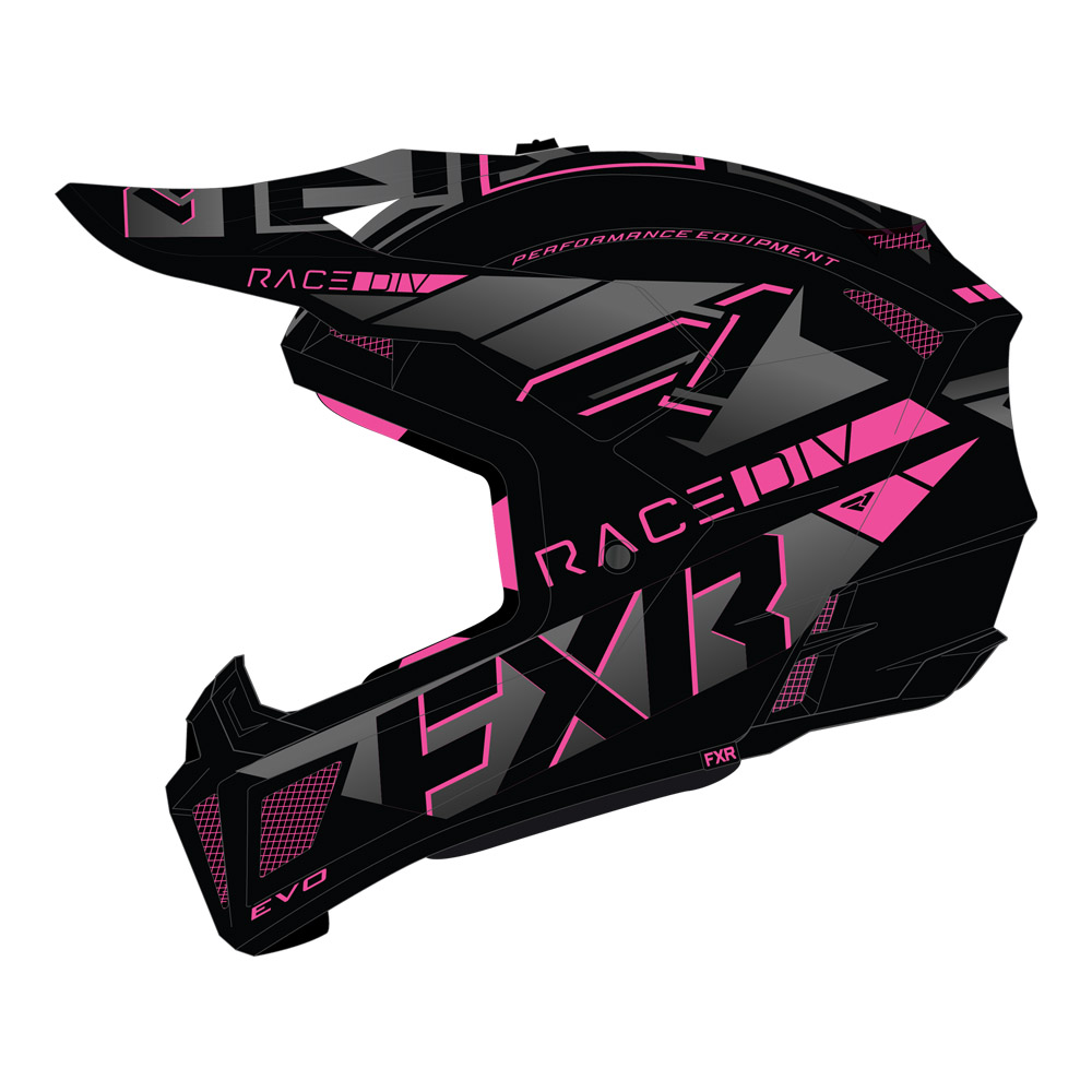 Шлем кроссовый FXR Clutch Evo Electric Pink 2023 Шлем кроссовый FXR Clutch Evo Electric Pink 2023