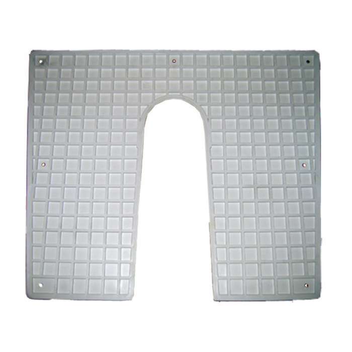 Накладка на транец 430х350 наклонная пластик Накладка на транец 430х350 наклонная пластик