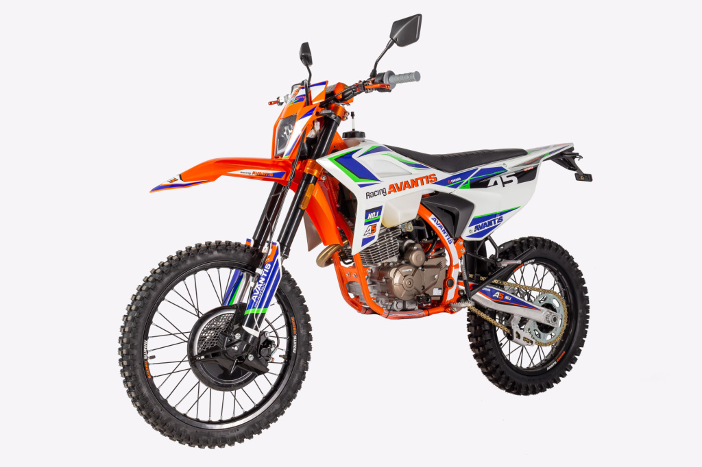 Мотоцикл Avantis A5 Lux (Белый/оранжевый) Мотоцикл Avantis A5 Lux (Белый/оранжевый)