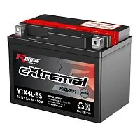 Аккумулятор RDrive Extremal Silver YTX4L-BS Аккумулятор RDrive Extremal Silver YTX4L-BS