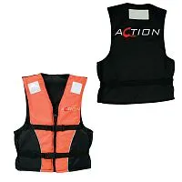 Жилет страховочный ACTION BUOY Aid Adult Black Orange 2021  Жилет страховочный ACTION BUOY Aid Adult Black Orange 2021