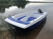 Мотолодка Аврора 375 (Синий) Мотолодка Аврора 375 (Синий)
