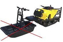 Модуль Толкач к мотобуксировщику Рыбак без саней  Модуль Толкач к мотобуксировщику Рыбак без саней