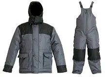 Костюм HUNTSMAN Полюс Grey Black 2022  Костюм HUNTSMAN Полюс Grey Black 2022