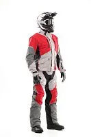 Штаны короткие DRAGONFLY Эндуро Freeride DF Grey Red 2022  Штаны короткие DRAGONFLY Эндуро Freeride DF Grey Red 2022