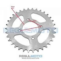 Звезда ведомая 520-34T Sport 001, 002, 003, 006, 250GY-5 Звезда ведомая 520-34T Sport 001, 002, 003, 006, 250GY-5