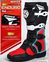 Мотоботы SCOYCO MBM009.2 TWL edition Black Red 2025 Мотоботы SCOYCO MBM009.2 TWL edition Black Red 2025