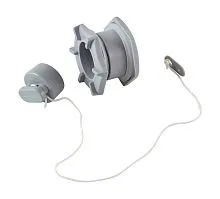 Клапан сливной 36 мм с пробкой (Серый) (под диаметр 45 мм) Gladiator Клапан сливной 36 мм с пробкой (Серый) (под диаметр 45 мм) Gladiator