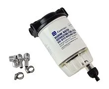 Фильтр топливный 10 мк с креплением и водосборником (малый) Фильтр топливный 10 мк с креплением и водосборником (малый)