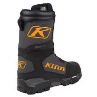 Ботинки KLIM Klutch GTX BOA Boot Black Asphalt - Strike Orange 2025 Ботинки KLIM Klutch GTX BOA Boot Black Asphalt - Strike Orange 2025