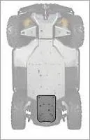 Защита Днище задняя часть BRP SSV CAN-AM Commander Алюминий  Защита Днище задняя часть BRP SSV CAN-AM Commander Алюминий