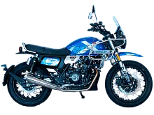 Мотоцикл CYCLONE RE3 Scrambler (SR400-A) Синий Мотоцикл CYCLONE RE3 Scrambler (SR400-A) Синий