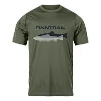Футболка FINNTRAIL Shadow Fish Khaki 2023 Футболка FINNTRAIL Shadow Fish Khaki 2023