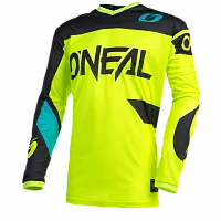 Джерси ONEAL Element Racewear Neon Hi-Vis Black 2021  Джерси ONEAL Element Racewear Neon Hi-Vis Black 2021