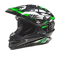 Шлем кроссовый AIM JK803S Green Black 2025 Шлем кроссовый AIM JK803S Green Black 2025