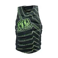 Жилет удерживающий JETPILOT Techtonic Black Green 2021  Жилет удерживающий JETPILOT Techtonic Black Green 2021