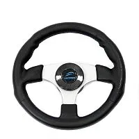 Штурвал NAUTFLEX Premium 340 мм (алюминий + пластик черный) Штурвал NAUTFLEX Premium 340 мм (алюминий + пластик черный)