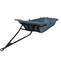 Сани-волокуши для снегохода "Классика-След" 212 улучшенные (с отбойником и накладками) серый  Сани-волокуши для снегохода "Классика-След" 212 улучшенные (с отбойником и накладками) серый