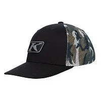 Кепка KLIM Icon Snap Hat Black Camo 2024 Кепка KLIM Icon Snap Hat Black Camo 2024