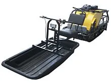 Модуль Толкач к мотобуксировщику Рыбак с длинными подшитыми санями Модуль Толкач к мотобуксировщику Рыбак с длинными подшитыми санями