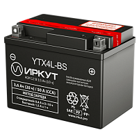 Аккумулятор ИРКУТ YTX4L-BS Аккумулятор ИРКУТ YTX4L-BS